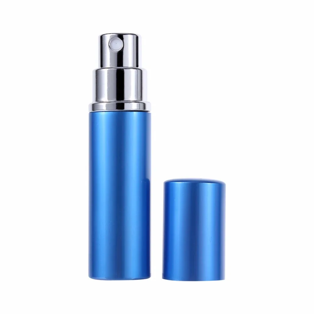 

Refillable Perfume Mini Portable For Travel Aluminum Bottle Spray Atomizer Empty Parfum Bottle Silver/ Black/ Red/ Blue Hot 5ml