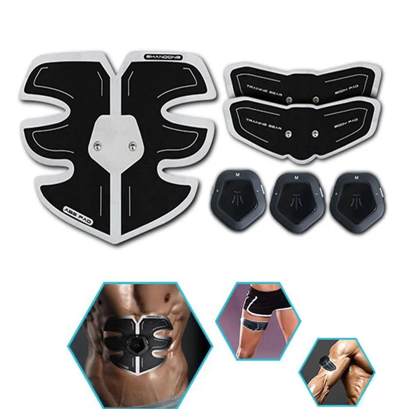 

Rechargeable EMS Abdominal Exerciser Device Hous Abdominal Muscles Intensive Training Electric Weight Loss Slimming Tool