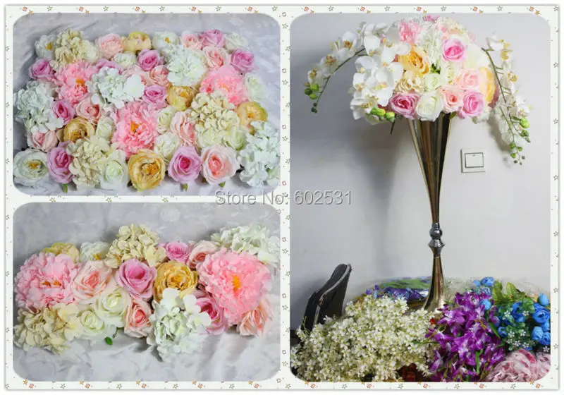SPR Pink series artificial rose wedding flower wall backdrop road lead table centerpiece ball for party market | Дом и сад