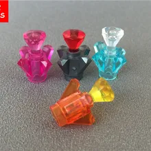 100 шт./партия кубики Moc самодельные духи транс-Лайт рок 1x1 кристалл 4 Точка драгоценность 11127 развивающие строительные блоки игрушки детские подарки