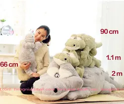 55 см мягкие животные большой размер Моделирование крокодил kawaii плюшевая игрушечная Подушка игрушки для детей Бесплатная доставка
