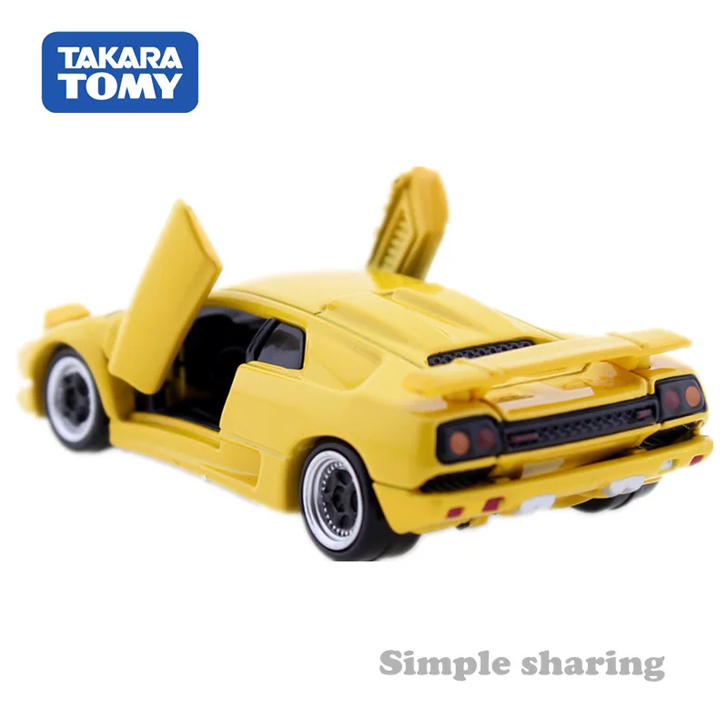 Tomica Премиум № 15 Lamborghini Diablo SV желтый Takara Tomy металлические литая Игрушечная модель автомобиля игрушки для детей коллекционные