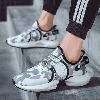 

Shoes Men Lightweight Casual Shoes Outdoor Sport Breathable Lace-up Shoes Slip On Flat Man Walking Footwear Jogging Sneakers