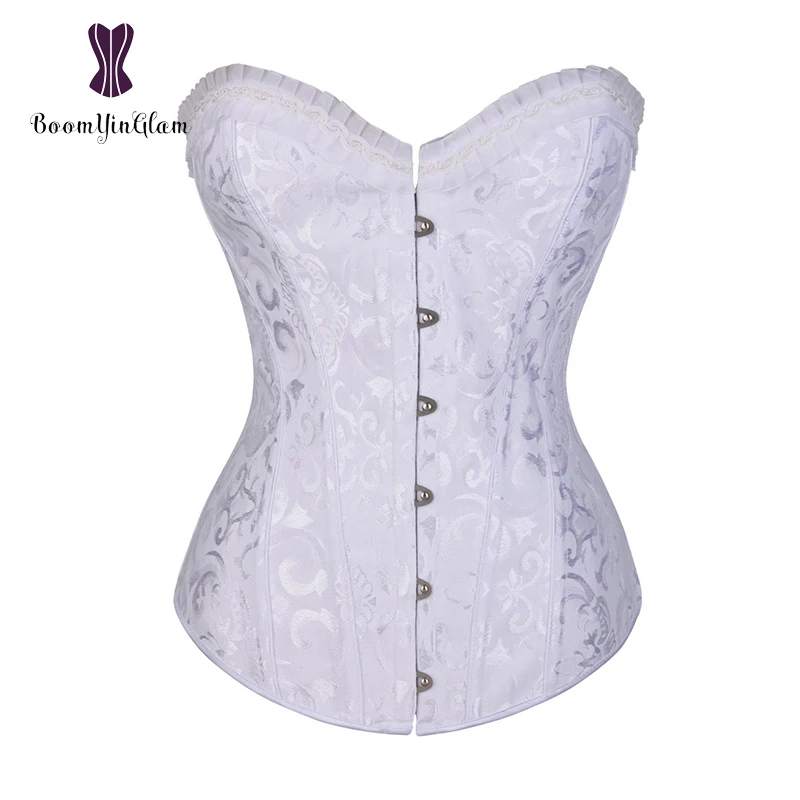 Plus Size Gothic Slimming Body Shapewear Bridal Wedding Steel boned