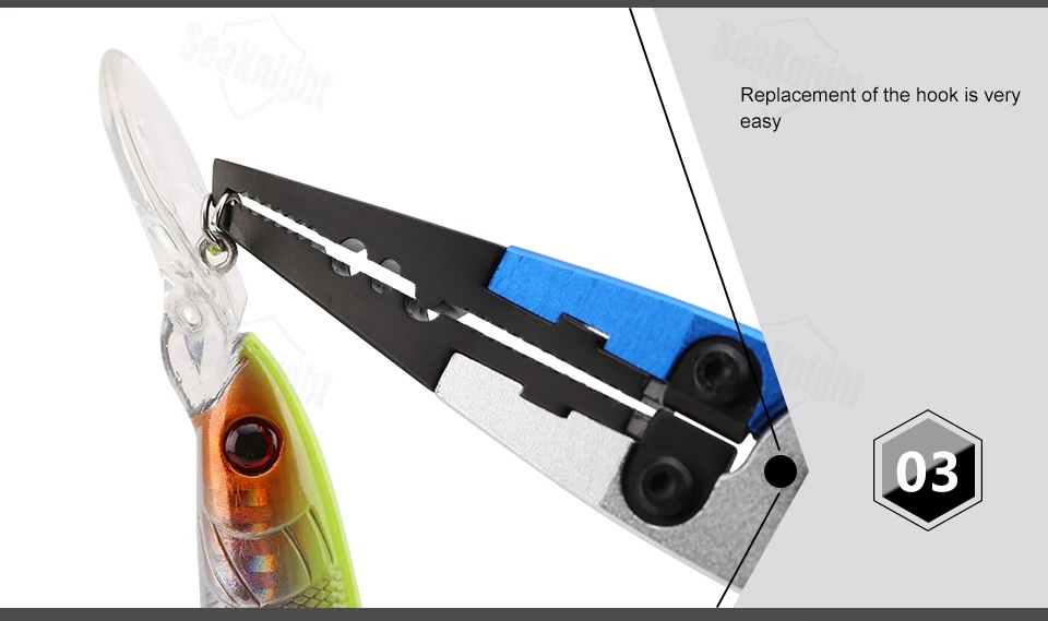 Seaknight рыболовные плоскогубцы SK005 108 г/3,8 унций вольфрамовые стальные лезвия плетеные лески резак плоскогубцы ножницы алюминиевый рыболовный инструмент