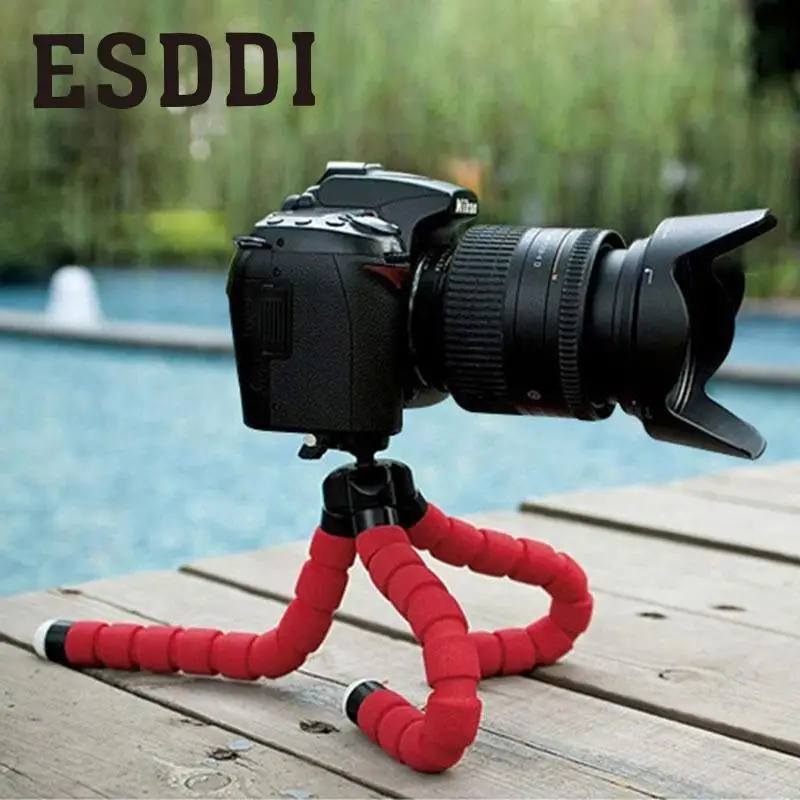 

New Hot Flexible Joints Sponge Octopus Tripod Support Gripping Stand For Digital Camera Outdoor Travelling Photograph