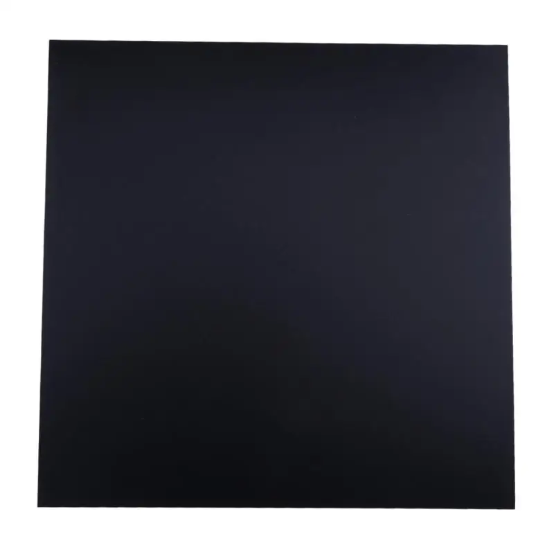 

3D Printer Polyetherimide Build Surface 220 x 220 x 0.8mm PEI Sheet for 3D Printing with 468MP Adhesive Tape Black Promotion