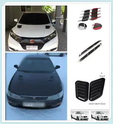 Универсальная 2 шт. Автомобильная модификация имитация капота Автомобильная сетевая наклейка для Nissan NISS LIVINA MARCH X-TRAIL TIIDA