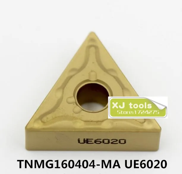 

10pcs TNMG160404-MA UE6020/TNMG160408-MA UE6020 carbide inserts for MTJNR/WTJNR/MTENN,Turning Blades,Cutting Tips for Steel