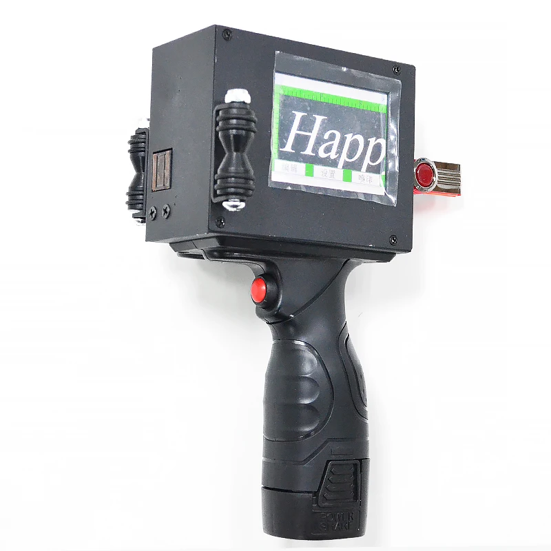 Сенсорный экран 600 dpi ручной принтер Интеллектуальный USB qr-код струйный принтер кодировочная машина для картонной резины Срок годности металла