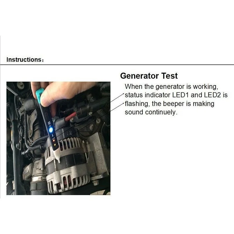 MST-101 тестовая ручка, катушка зажигания автомобиля, тест er, автомобильная система зажигания, детектор, ручка, катушка на вилке, быстрый проверочный инструмент для проверки цепи