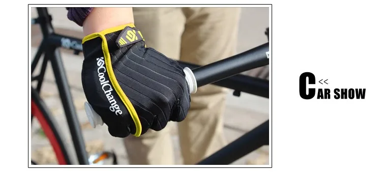 Coolchange сенсорный Нескользящая дышащая Перчатки для велоспорта для Для мужчин и Для женщин, 3 цвета