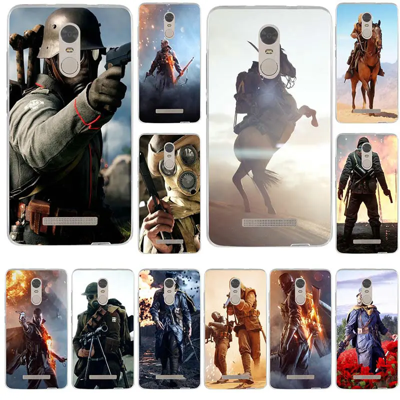 Soft TPU Silicone Mobile Phone Case for Xiaomi Redmi Mi Note 2 3 3S 4X 4A 5 6 5S 5A 8 A1 Pro Plus Bag Soldier Battlefield | Мобильные