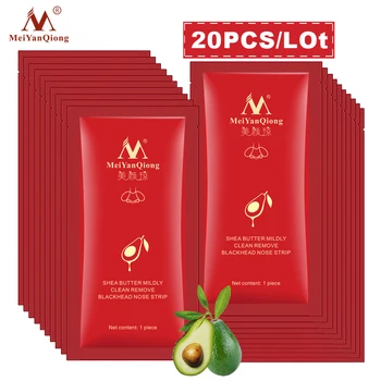 

20 Pcs Nose Mask Deep Cleansing Blackhead Remover Black Mask Peeling Acne Treatment For Acne Black Head