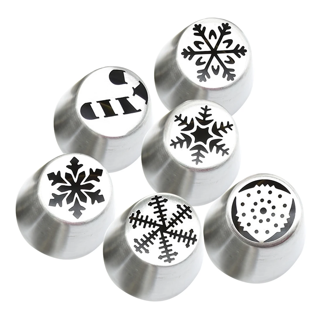 

Icing Piping Tips Christmas Tree Special Russian Leaf Nozzle Bakeware Cupcake Cake Decorating Pastry Baking Tools New