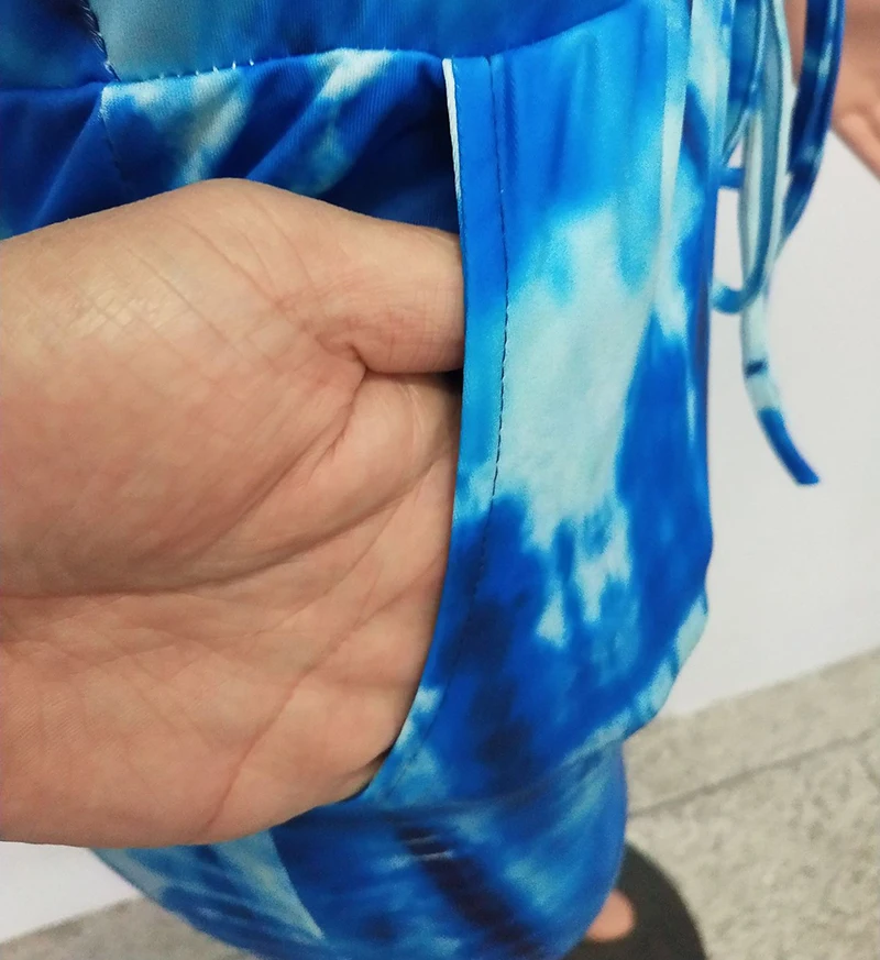 HAOOHU Tie Dye пикантные комбинезон с одним плечом для женщин Костюм Уличная летние комбинезоны для девочек сплошной облегающий костюм комбинезоны