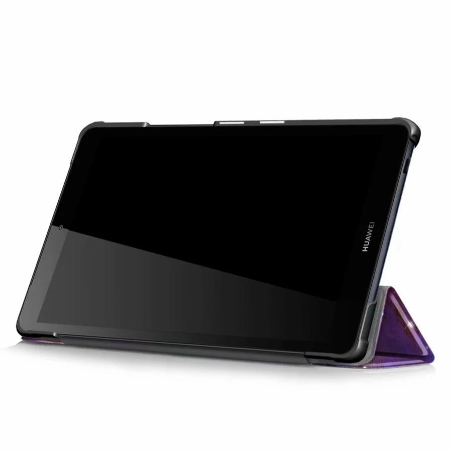 Slim Flip PU Leather Case For Huawei MediaPad M5 lite 8 JDN2-W09/AL00 8.0 inch smart cover for huawei m5 lite 8 Case+film+pen