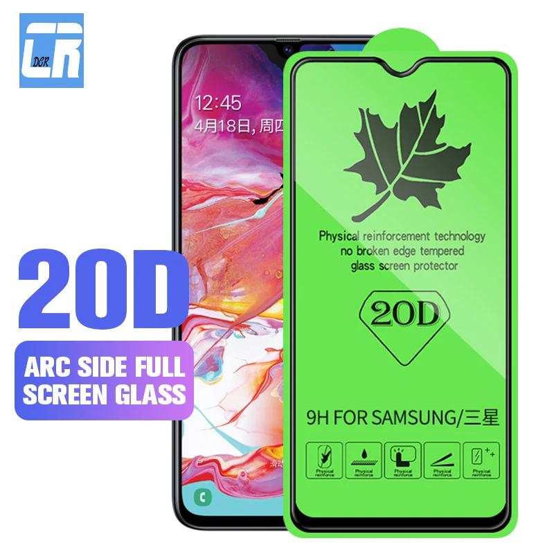 

20D Full Tempered Glass for Samsung Galaxy M10 M20 M30 Protective Glass for Samsung Galaxy A10 A20 A30 A40 A50 Protective Film