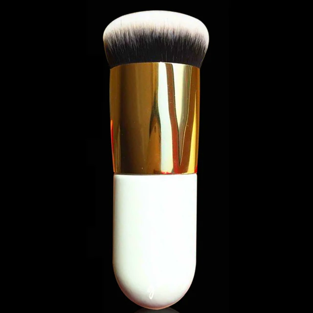 New Chubby Pier Foundation Brush Flat Cream Makeup Brushes Professional Cosmetic Make-up Brush 4