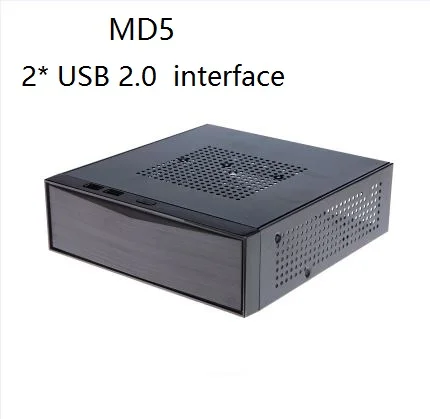 M05 MD03 MD01 компьютерный корпус ITX шасси небольшой мини горизонтальный для htpc маленький компьютерный чехол - Цвет: 2.0 MD5