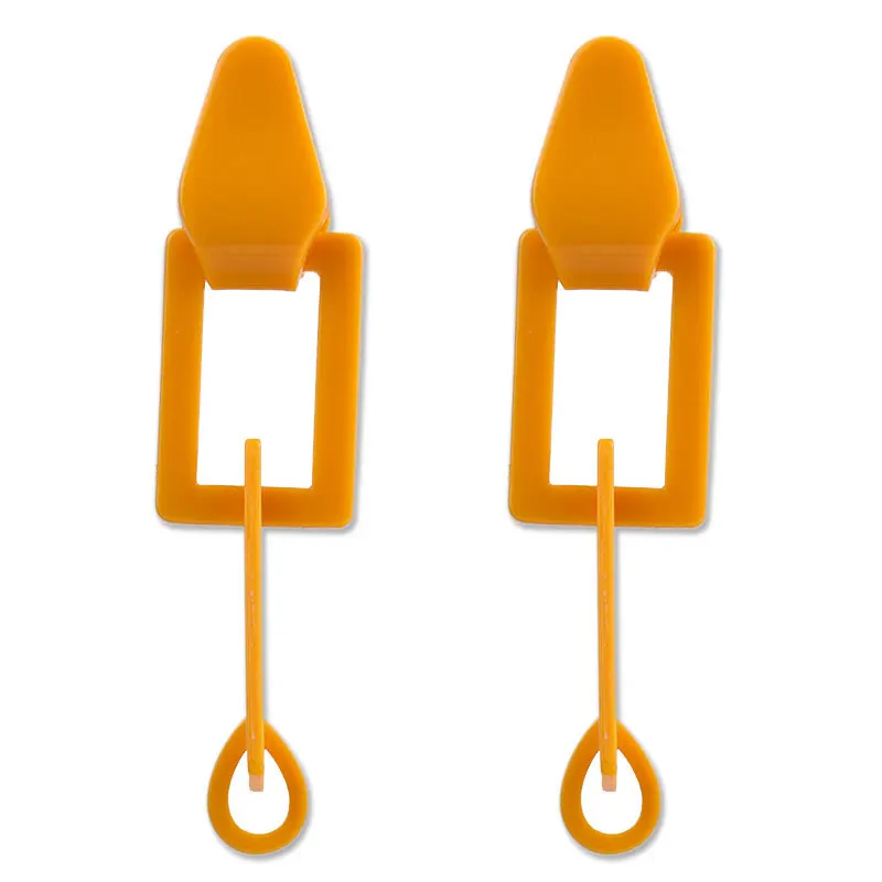 

Wholesale Fashion Personality Earrings Resin Acrylic Geometric Stitching Earring Women's Accessories Simple Vintage Jewelry S159