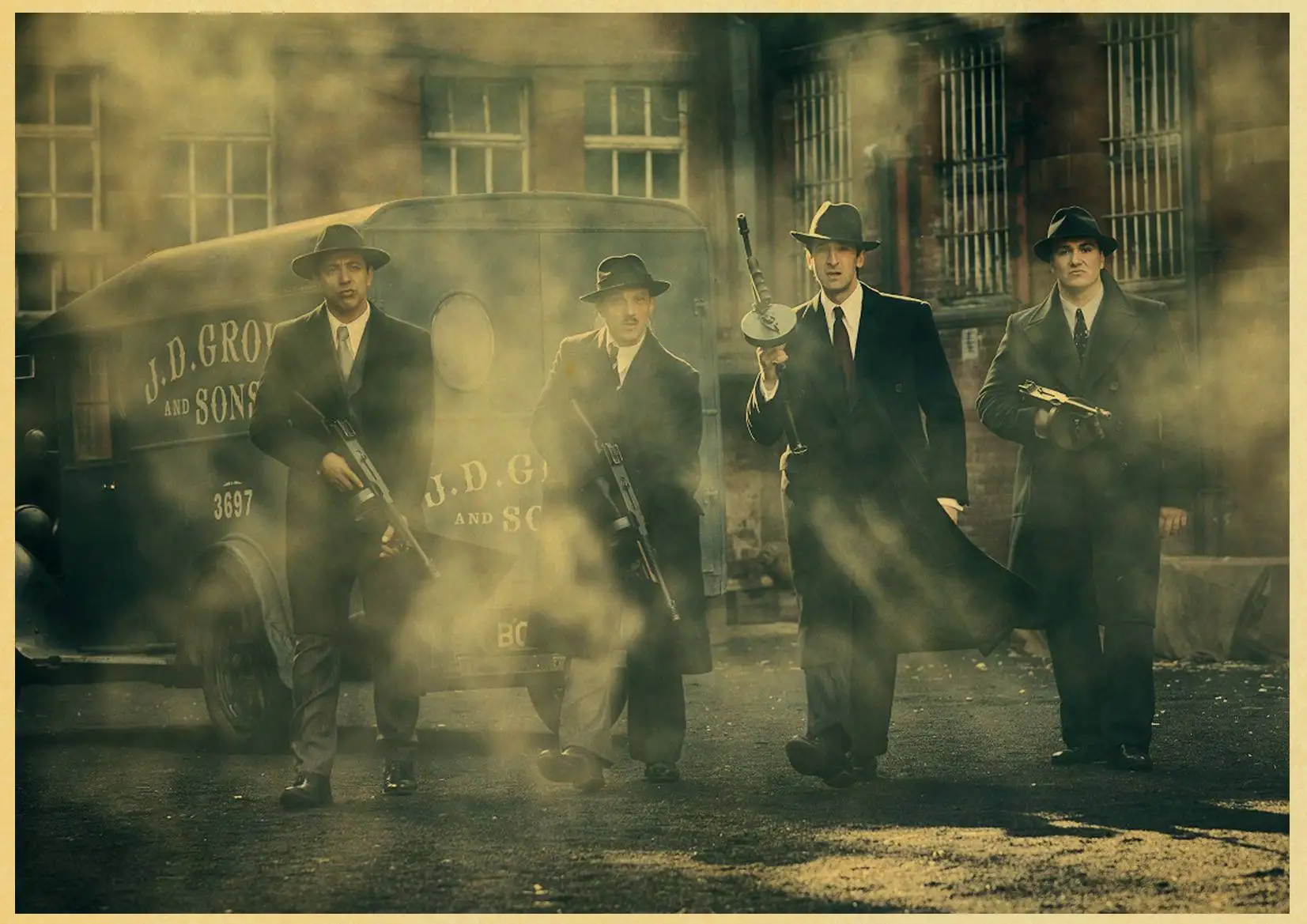 Сериал tv peaky blinders плакат настенный Декор печать на крафтовой бумаге Ретро плакат Настенный декор romm - Цвет: W053