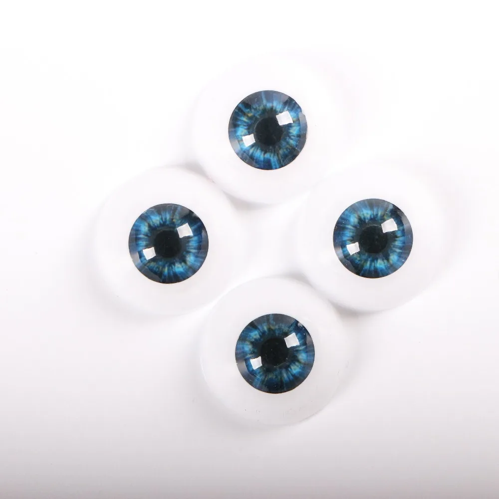 

2 pairs Fit for 20 Inches Reborn Babies Doll Kits 20mm Half Round Toys Eyes Acrylic Doll Eyes 6 Different Colors Can Be Chosen