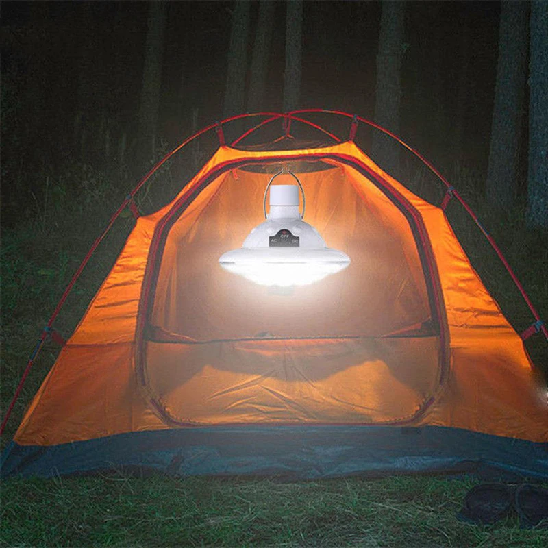 

Solar Light 22 LED Waterproof Camping Lights Manual Control Conversion Tent Camping Hanging Lamp With Remote Control Pure White