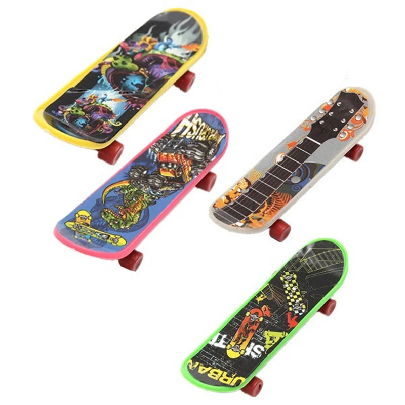 

Mini 4 Pack Finger Board Truck Skateboard Toy Gift Kids Children Gift