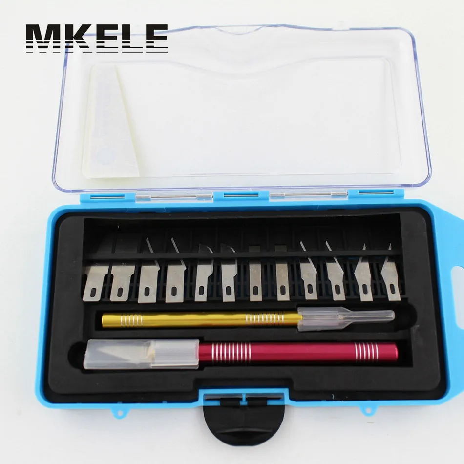Makerelectric Intagliare Bulini In Legno Acciaio Inox Multi-Purpose 12 Lame Scultorea Scalpello Hobby Con Il Caso Karambit Cs Andare Ganzo Coltello