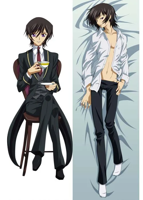 Наволочка из аниме Dakimakura с кодом Geass Lelouch of the Rebel наволочка для обнимающей подушки