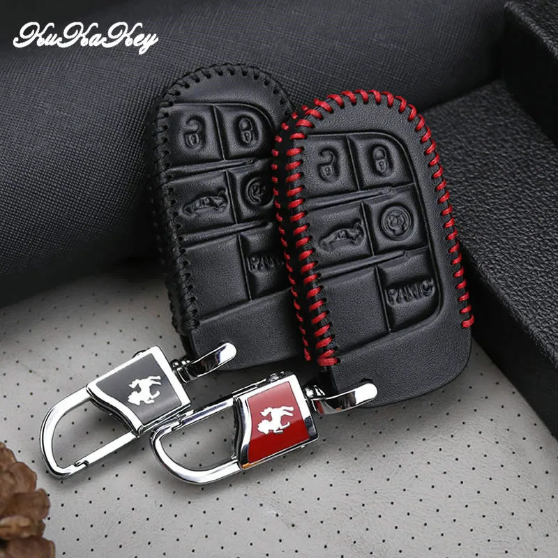 Чехол KUKAKEY для ключей FIAT чехол из натуральной кожи Fiat Punto Bravo Palio Linea Freemont Stilo