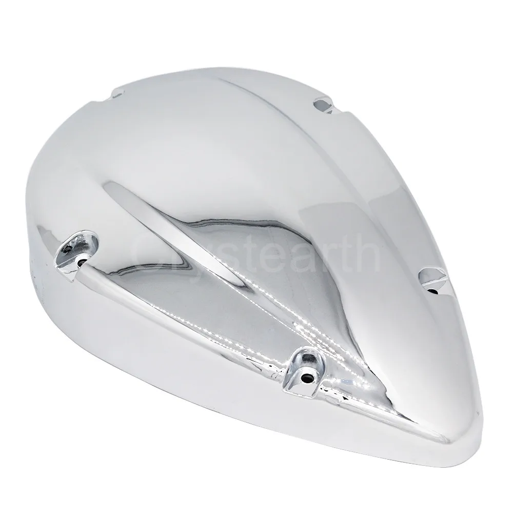 Chrome Motorcycle Air Cleanser Filter Cover Air Filter Cap For Honda