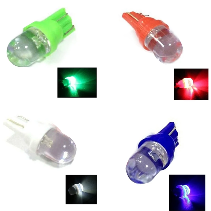 

10Pcs/Lot T10 LED 1SMD Led Panel Instrument Bulb Automotive 12v Auto Reading Light Car Styling