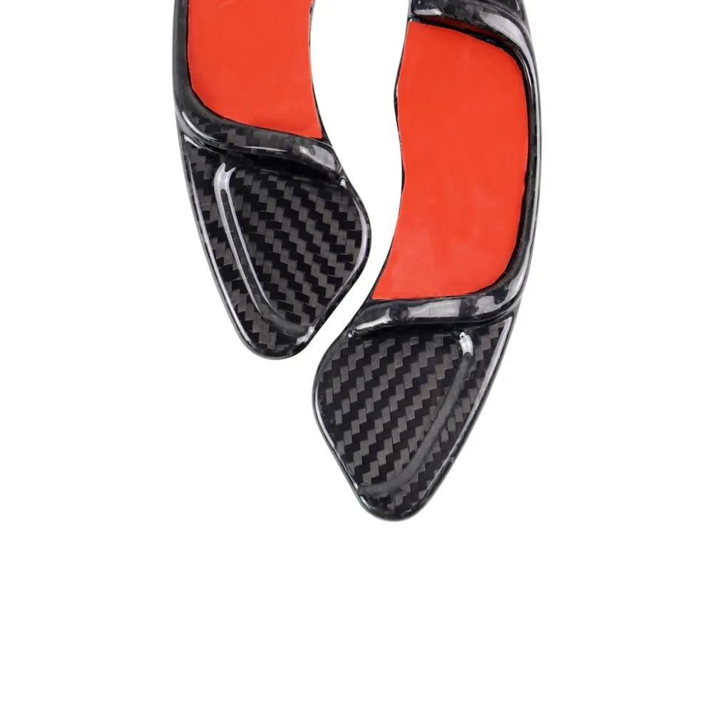 Удлинение лопасти переключения рулевого колеса из углеродного волокна для Volkswagen GOLF 7 Golf7 MK7 Scirocco