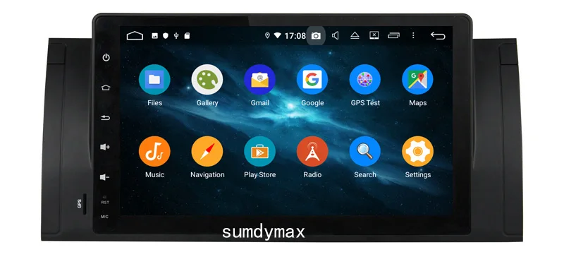 Perfect 1din 9" android 9.0 Car Multimedia Player fit for BMW E39 E53 M5 with gps navigation built in wifi mirror link bluetooth DVR OBD 6