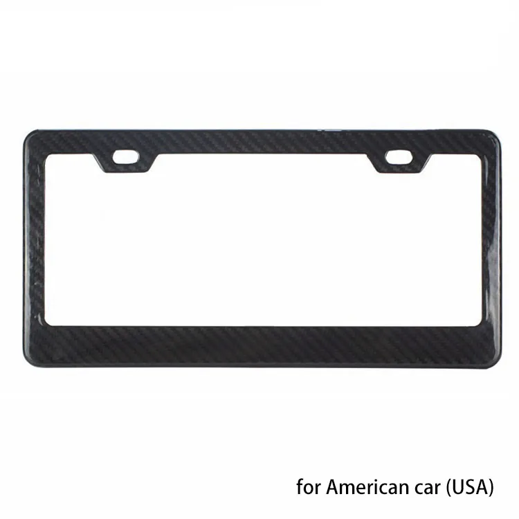 Buy CNSPEED Real Carbon fiber + ABS license plate frame Light weight license