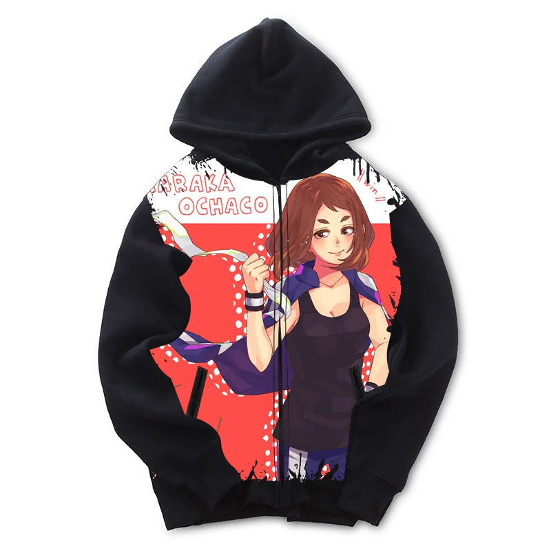 My Hero Academia Bakugo Katsuki Anime Printed Zipper Hoodie 7