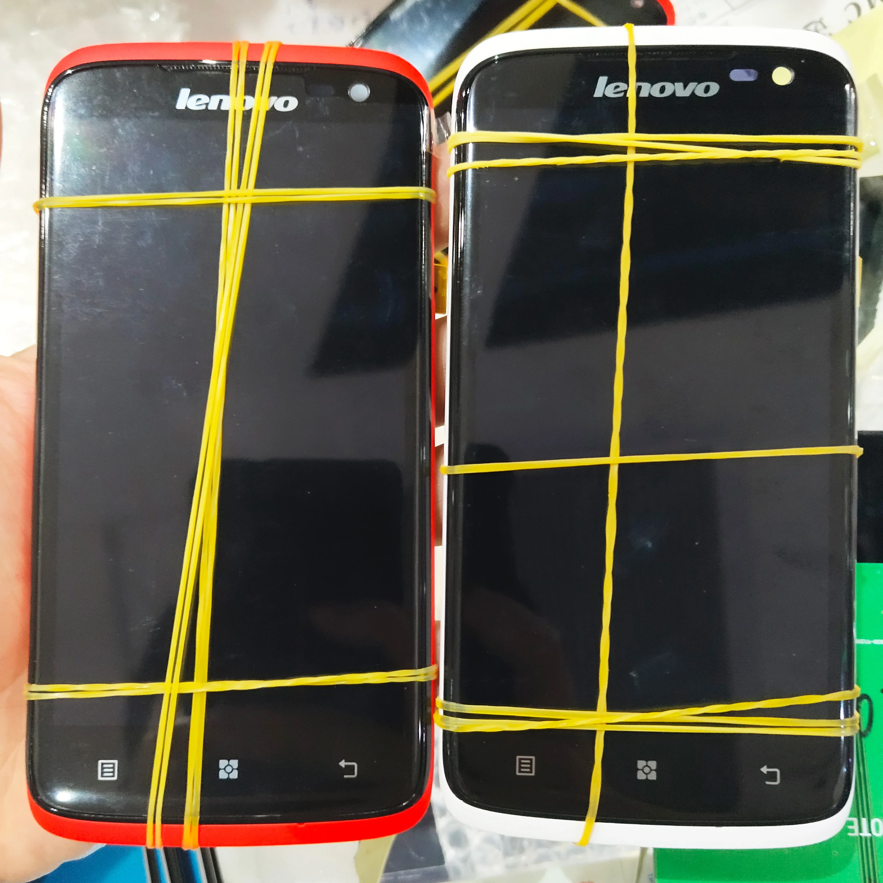 

High Quality Black 4.7 inch For Lenovo S820 S820T LCD Display Touch Screen Digitizer Assembly Replacement With Frame