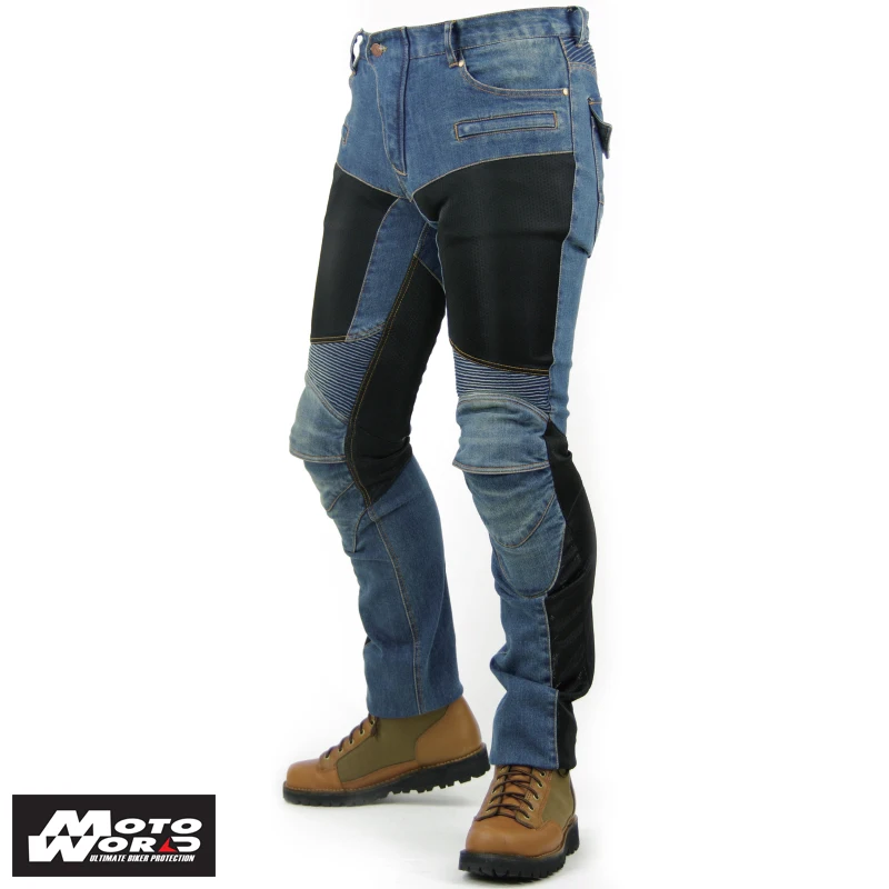 

Komine Moto Race Motorcycle Pant Racing Off-Road Trousers Armored with Pads Casual Jeans