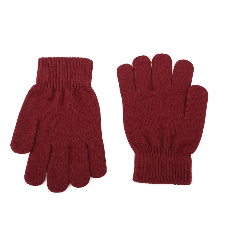 1 пара удобные турмалиновые магнитные перчатки для защиты рук перчатки с пятью пальцами для артрита - Цвет: Розово-красный