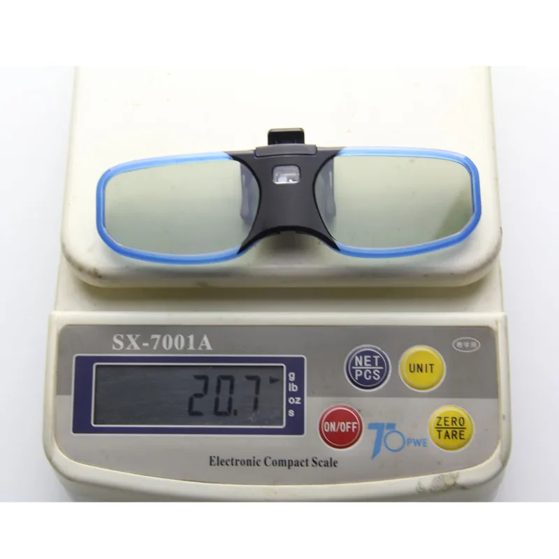 4 шт. 3D очки активный затвор перезаряжаемый с зажимом для Myope для BenQ W1070 Optoma acer DLP 3D излучатель проектор очки