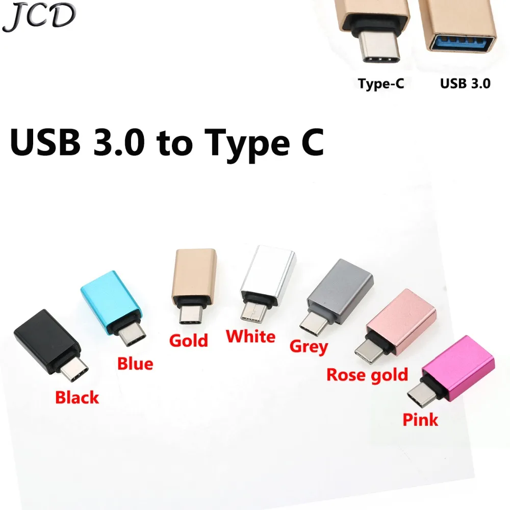 Адаптер JCD для Xiaomi Type C переходник папа USB 3 0 Мама OTG кабель адаптер конвертер Samsung