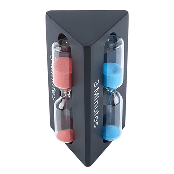 

Triangular Hourglass Colore Sand Clock 3/5/7 Minutes Hour Meter