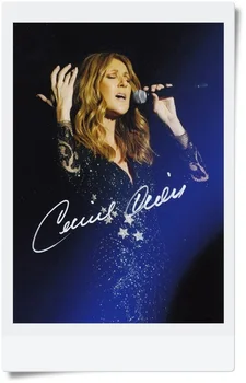 

signed Celine Dion autographed original photo 7 inches collection freeshipping 062017
