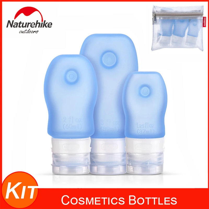 

Travel Bottles Kit Leakproof Silicone Refillable Travel Containers Squeezable Travel Tube Sets Cosmetic Toiletry Containers