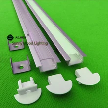 12 шт./лот 60 дюймов 1,5 м длинный анодированный светодиодный алюминиевый профиль для 5050/5630 полосы, 12 мм pcb светодиодный свет бар AP-2207