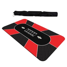 Texas Hold'em Poker Thickening Mat Various Pattern 1.8 x 0.9m Rubber Gaming Pad Casino Card Game 