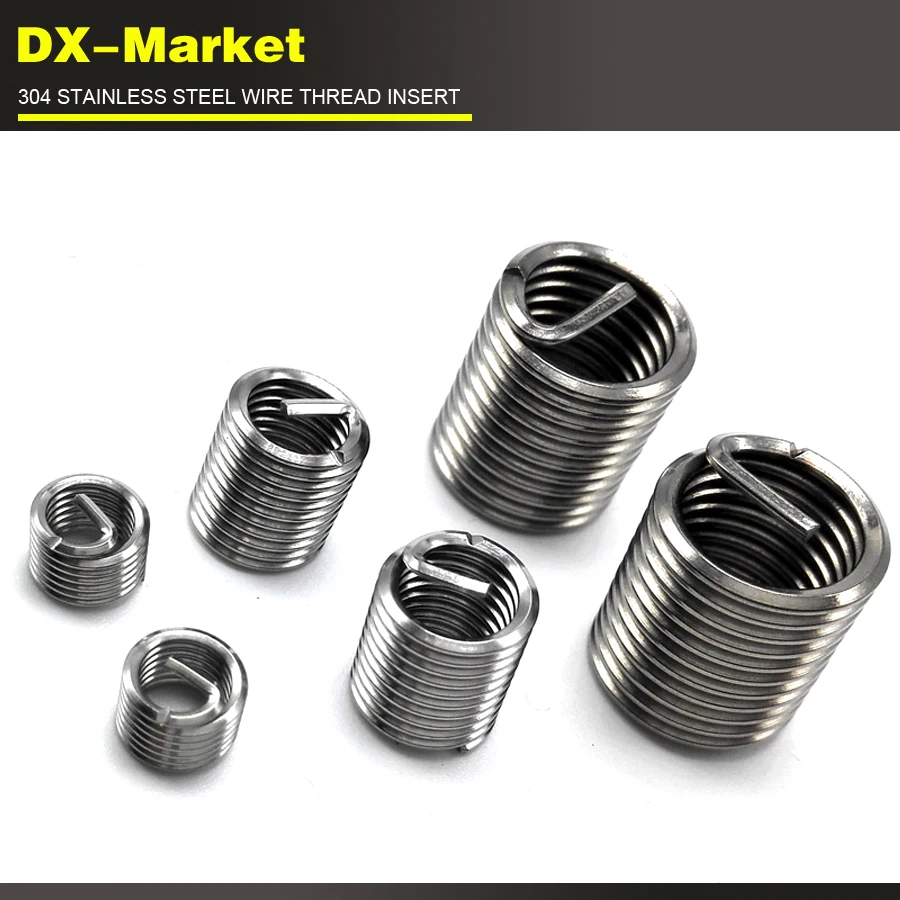 304 Stainless Steel Threaded Sleeve Thread Repair Fasteners Ochoos m222.5D1.5P fine Thread 10pcs 304 Stainless Steel Threaded Sleeve Thread Repair Fasteners Ochoos m222.5D1.5P fine Thread 10pcs