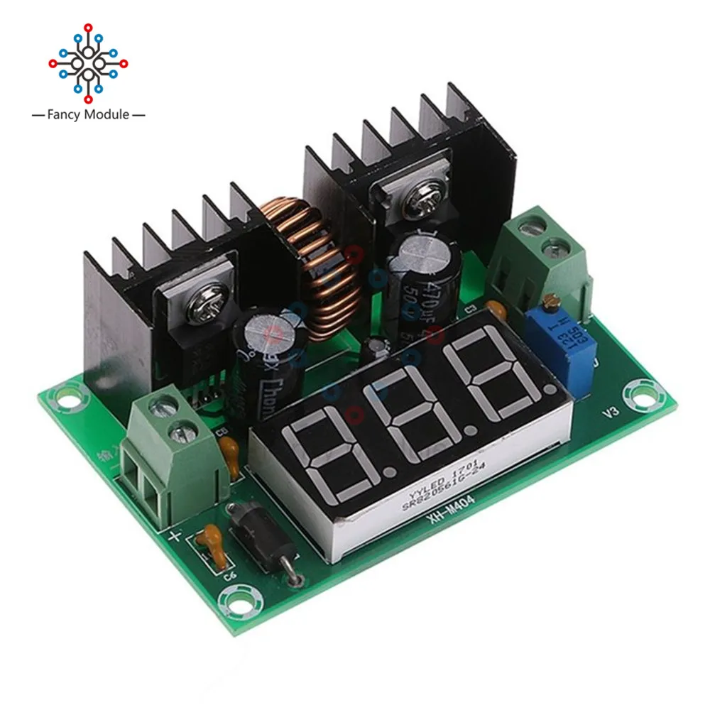 

DC Voltage Regulator Module Digital DC Voltage Regulator XL4016E1 Digital Display Voltage Regulator 8A Step down Module